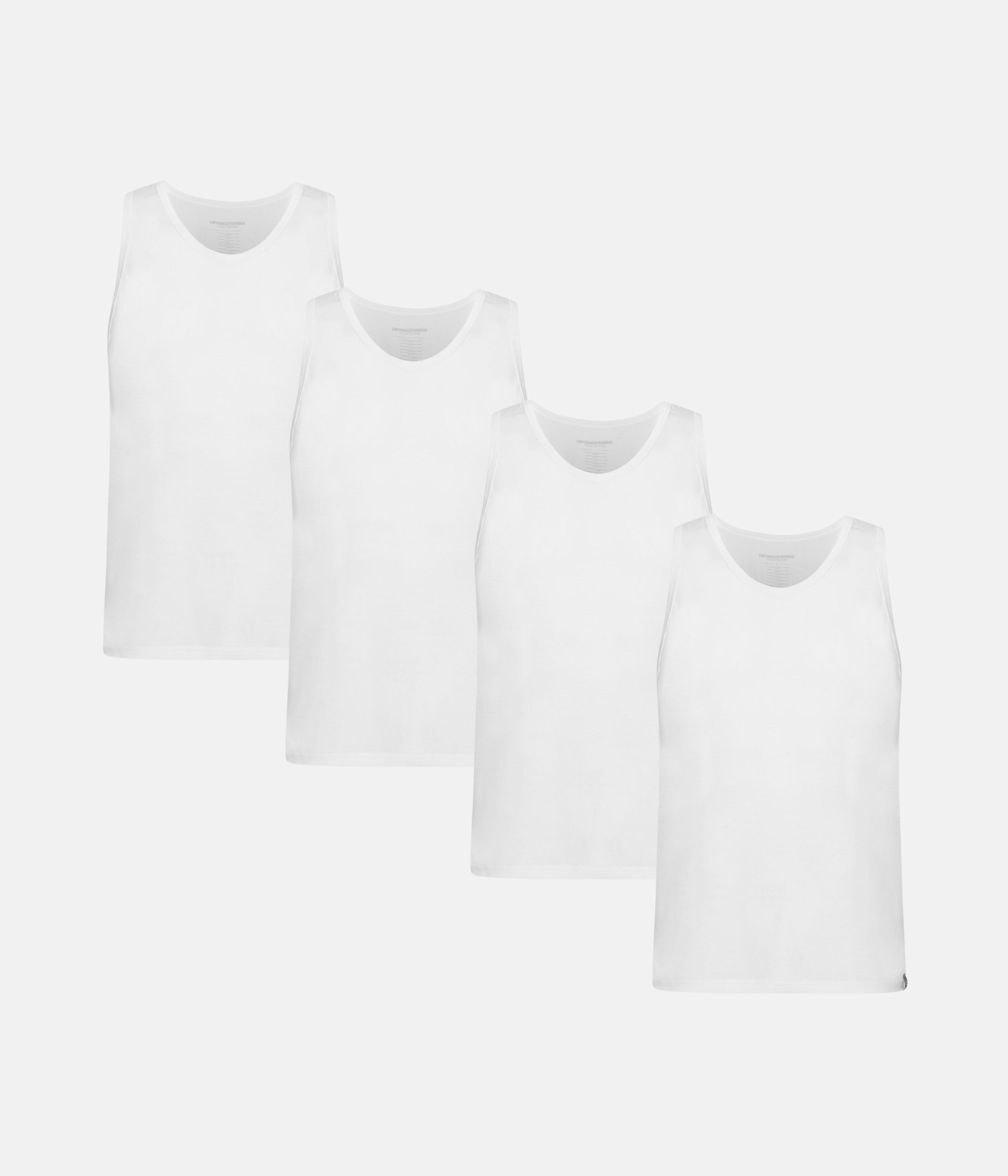 Tank Top 4-Pak - Hvid