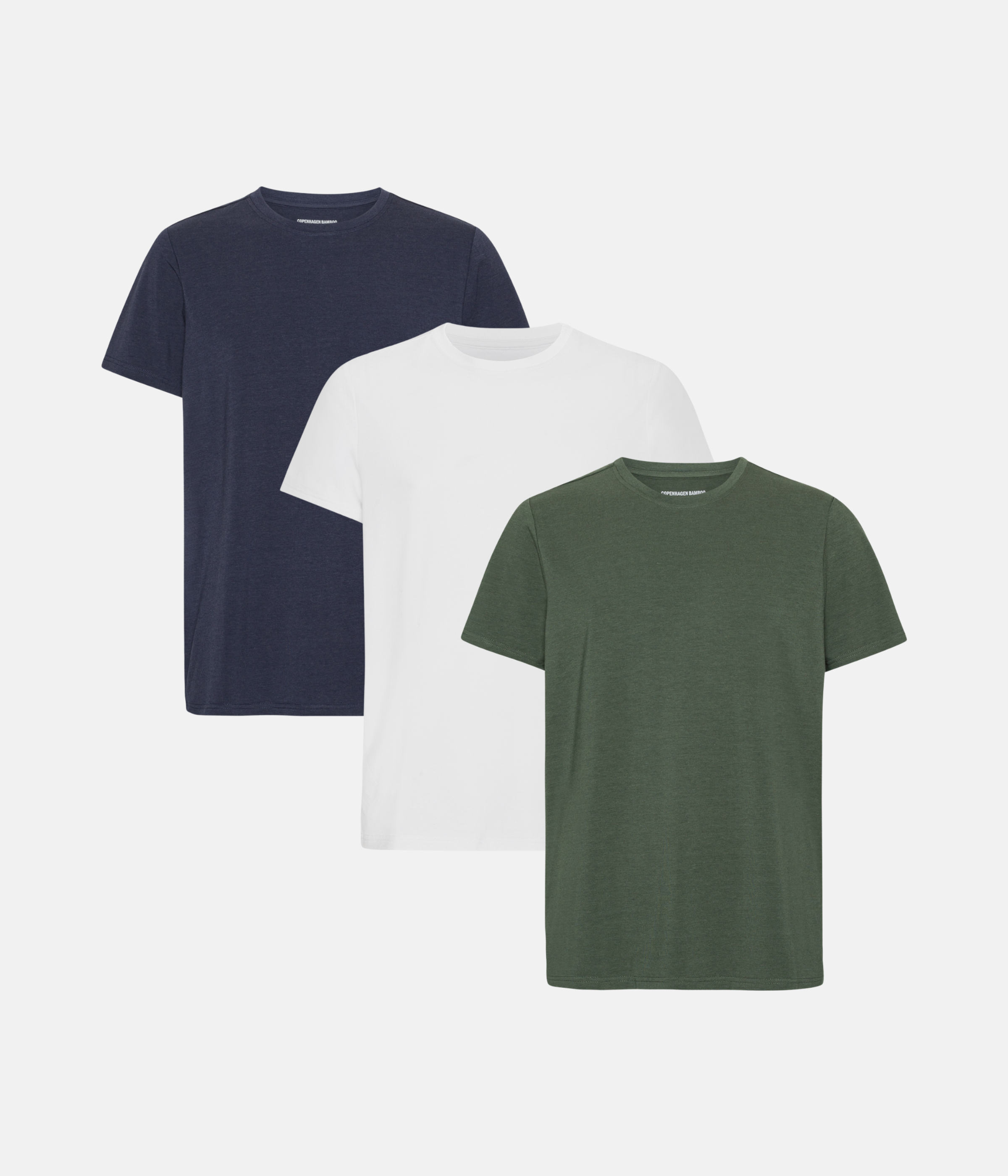 T-shirt 3-Pak - Hvid/Night Sky/Forest Night
