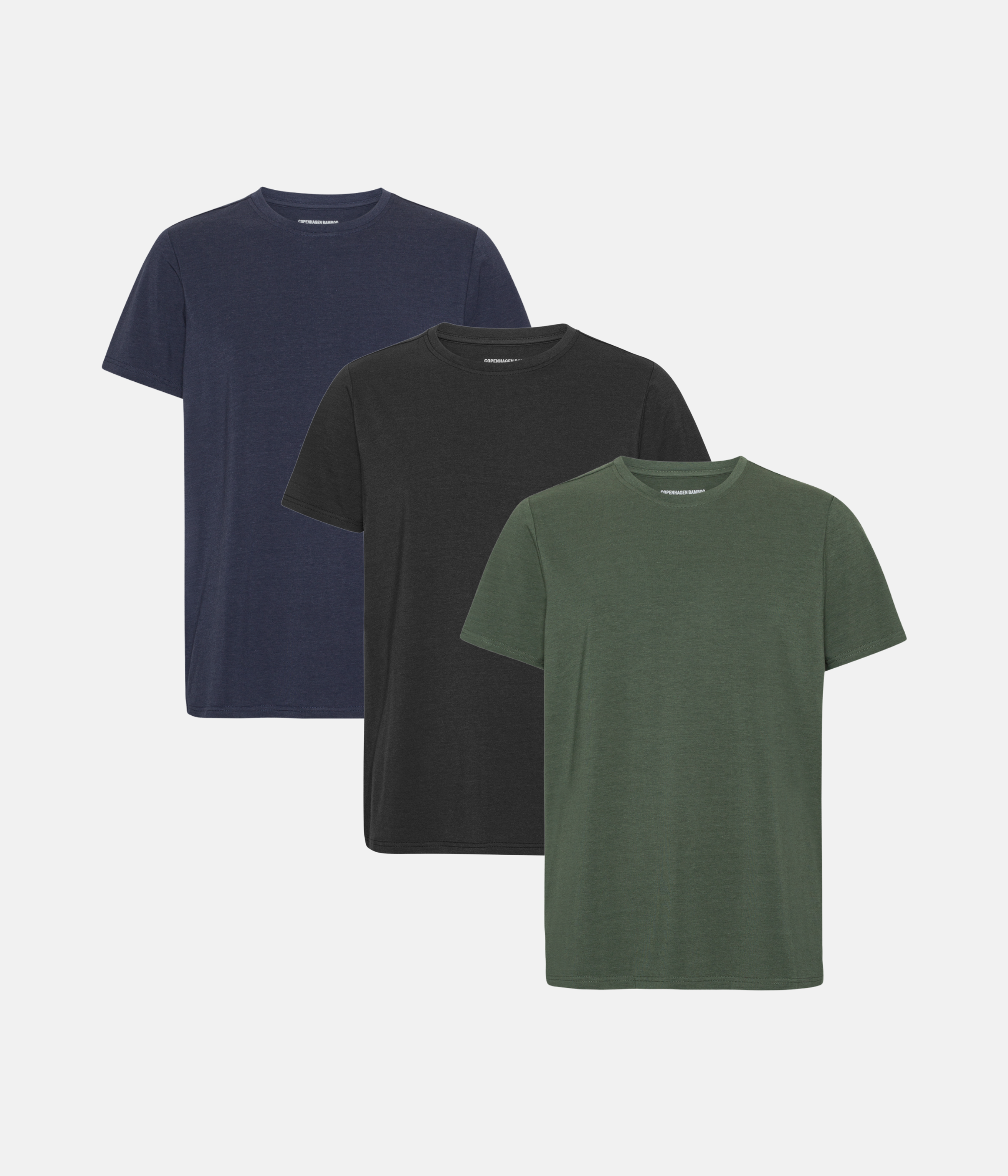 T-shirt 3-Pak - Sort/Night Sky/Forest Night