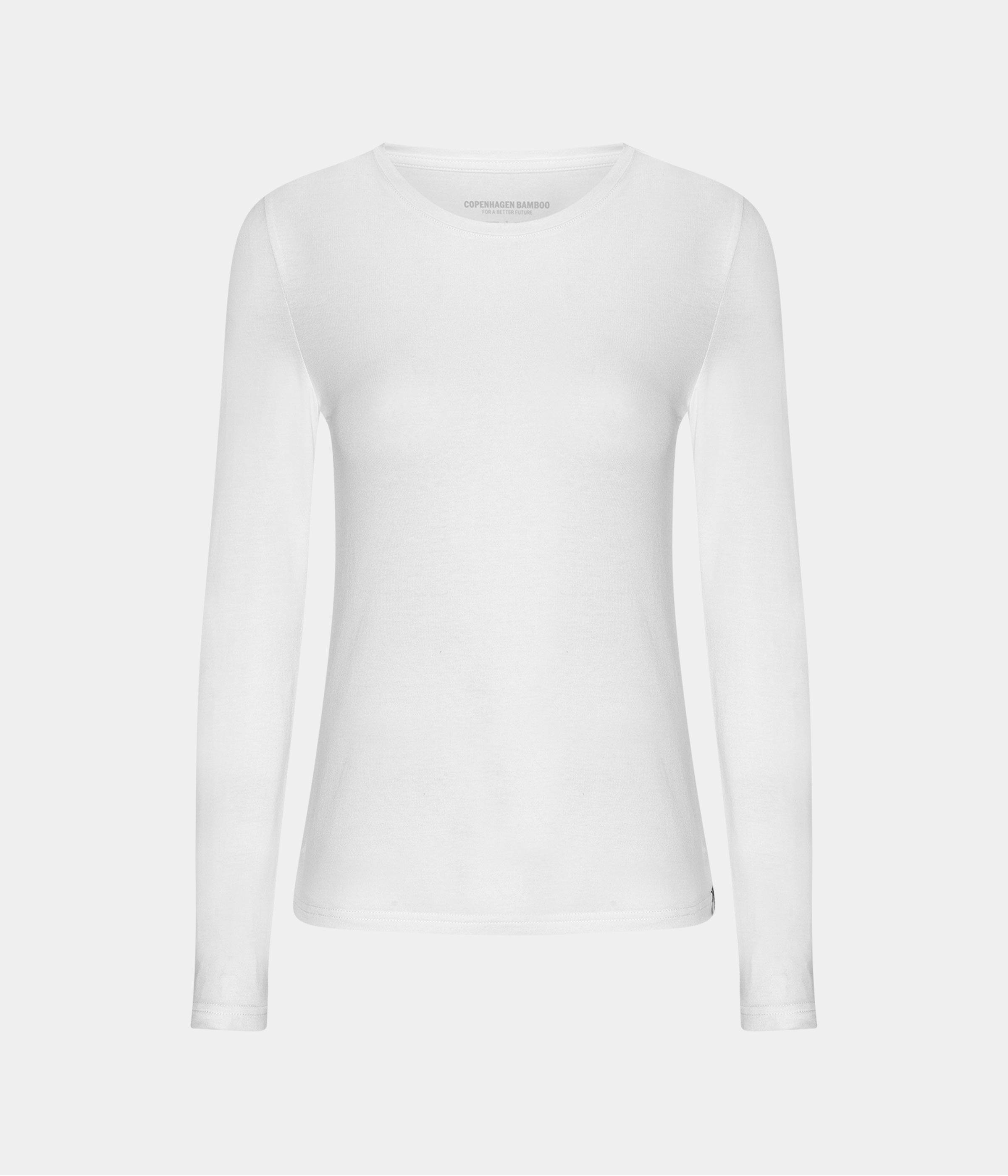 Langærmet T-shirt 3-Pak - Hvid