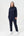 Navy bamboo hoodie jogging set with logo