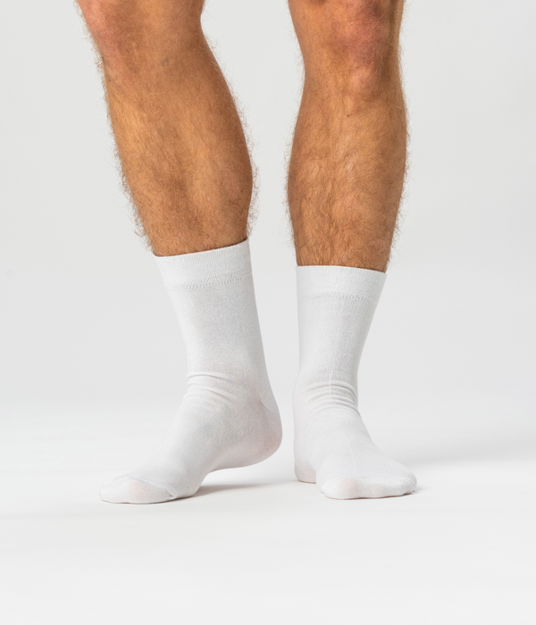 10 pairs of white bamboo socks low cut