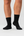 10 pairs of bamboo socks low cut black/dark grey