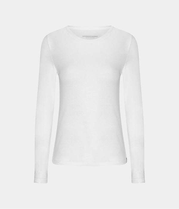 3 pack bamboo long sleeve T-shirt white/white/black